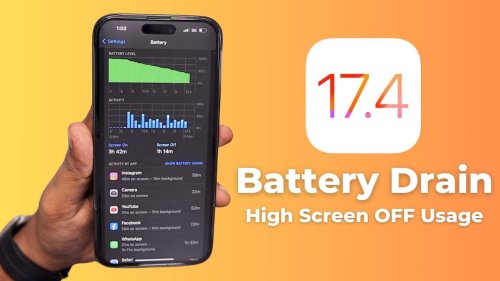 iOS 17.4 Fast BATTERY DRAIN 🔥 How to Fix??