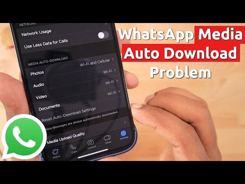 WhatsApp Photos, Videos AUTO DOWNLOAD Problem in iPhone?