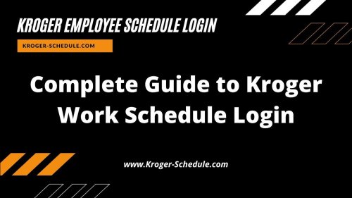 Kroger Eschedule Login at feed.kroger.com