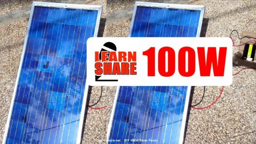 How to DIY Solar Panel from Scratch in 25min Video