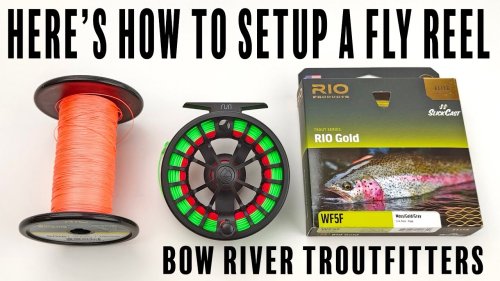 Here is how you setup a Fly Reel