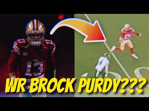 49ers Kyle Shanahan unleashed “PurDawg” a trick play that has Brock Purdy as WR1 👀