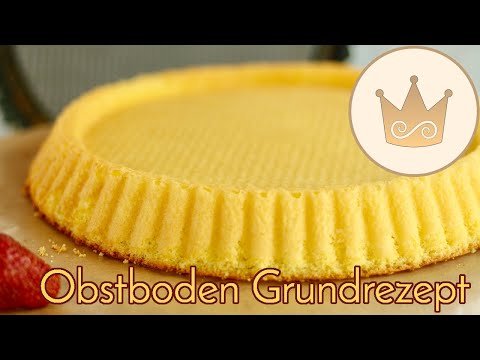 DER BESTE OBSTKUCHENBODEN, DEN ICH KENNE! 💝👌🏻WIENER BODEN BACKEN! GRUNDREZEPT👌🏻🍰 SUGARPRINCESS