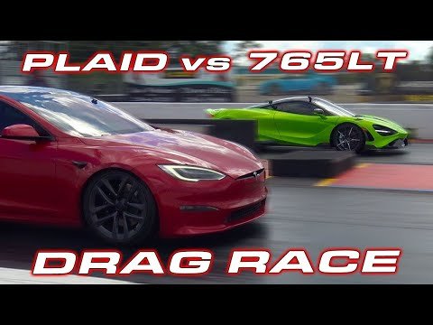 Tesla Model S Plaid vs McLaren 765LT: This drag race is no contest