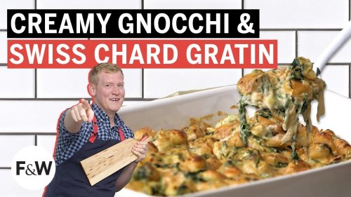 Swiss Chard Gratin with Crispy Gnocchi Shines as a Side or a Meatless Main Dish | Mad Genius