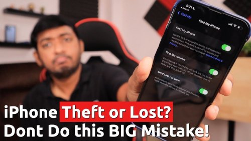 iPhone THEFT or LOST? 🔥 Don't Do this BIG Mistake!