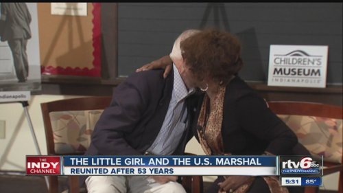 Civil rights icon meets marshal who protected her
