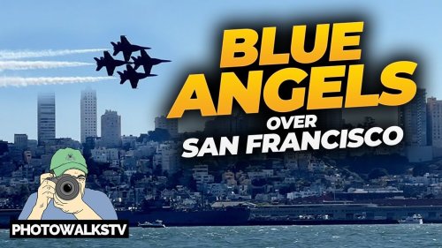 WATCH BLUE ANGELS FLY OVER SAN FRANCISCO - FROM THE BAY!