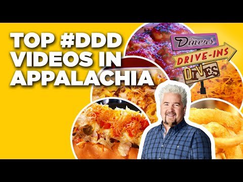Top 5 #DDD Videos in Appalachia with Guy Fieri | Diners, Drive-Ins and Dives | Food Network
