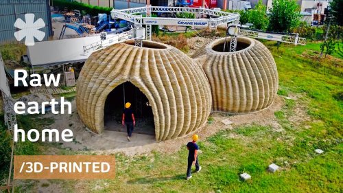 Wasp 3D-prints eco-homes from local raw earth for $1K