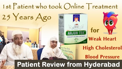 Planet Ayurveda Arjun tea for Weak Heart, High Cholesterol and BP Patient from Hyderabad