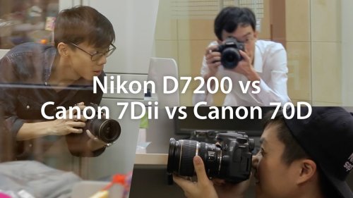 Nikon D7200 vs Canon 7D Mark II vs 70D Shootout