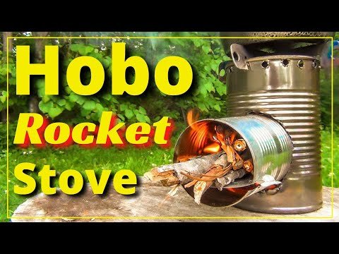 Simple Hobo Rocket Stove is Great for Stealth Camping