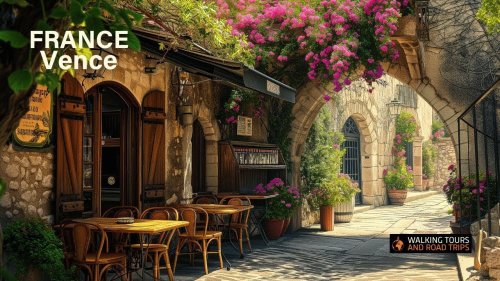Vence France - A Beautiful Town Tour in the Heart of Provence - A Relaxing 4k video walk