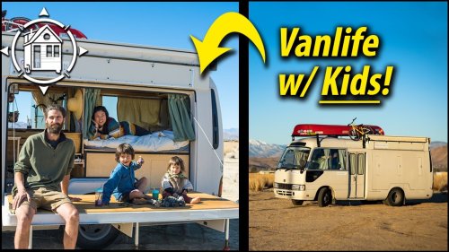 Vanlife w/ kids! Family lives in van & it looks dreamy ✨🚐 !