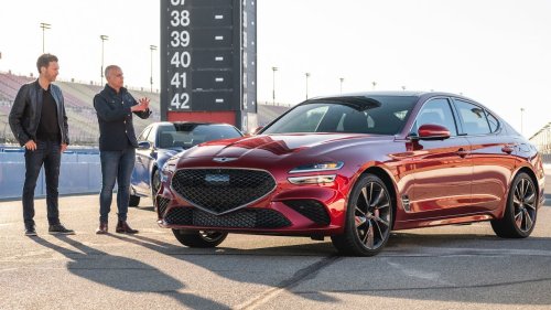 TRACK TIME: Introducing the 2022 Genesis G70 | MotorTrend