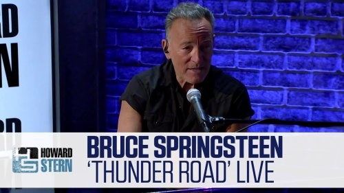 Bruce Springsteen Performs Moving Acoustic Versions of “Thunder Road,” “The Rising” & “Land of Hope & Dreams” on the Howard Stern Show
