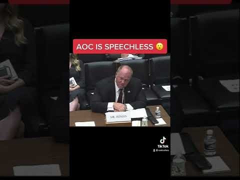 AOC Gets HUMILIATED By Former ICE Director 😳 #shorts