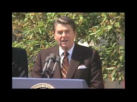 Rare Footage of President Ronald Reagan Speaking the Gospel