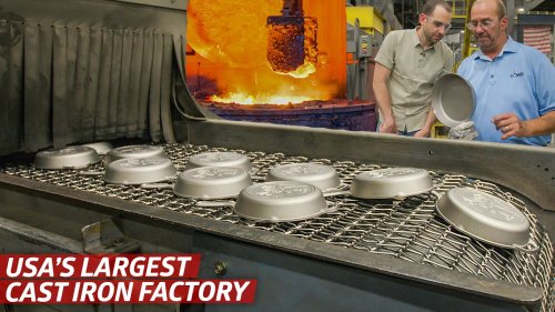 How America's Largest Cast Iron Pan Factory Makes Almost Two Million Pans per Month — Dan Does