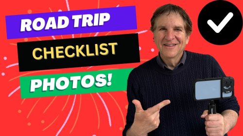 Travel Photography Road Trip Checklist