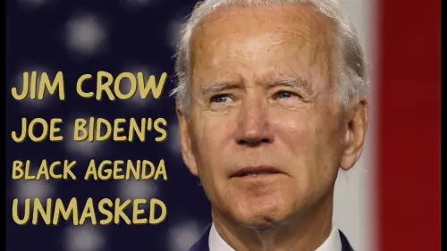 Jim Crow Joe Biden, Is Actively Taking The African American People For Granted. 