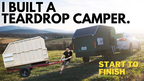 I built myself a Teardrop Camper from scratch - FULL BUILD