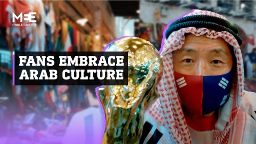 Qatar World Cup: Football fans and tourists embrace Arab & Qatari culture