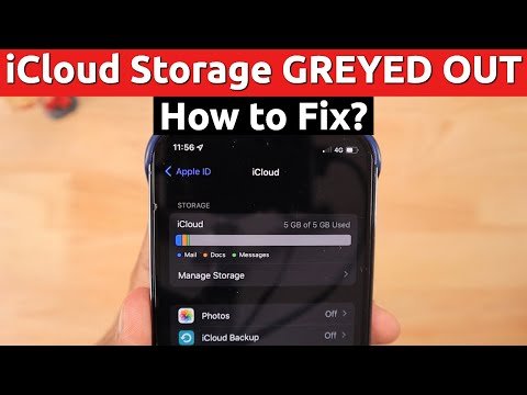 iCloud Storage GREYED OUT in iPhone and iPad 🔥 Why? How to Fix?