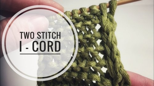 How to knit perfect edges - I cord edge - knitting edge stitch patterns