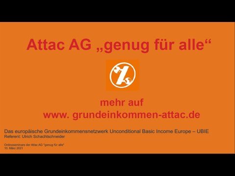 Das europäische Grundeinkommensnetzwerk Unconditional Basic Income Europe – UBIE