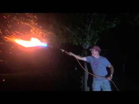 Redneck Ingenuity 101: Taking Out A Hornets’ Nest With A Flamethrower