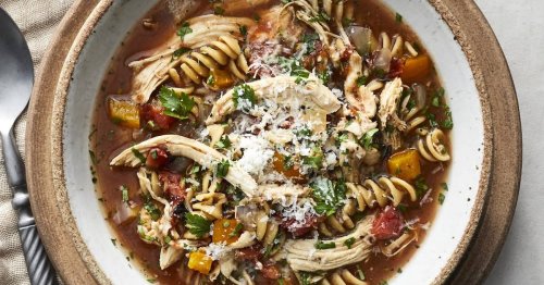Mediterranean Slow-Cooker Chicken Noodle Soup Recipe | Yummly