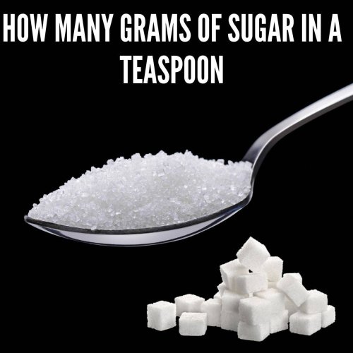 How many grams of sugar in a teaspoon