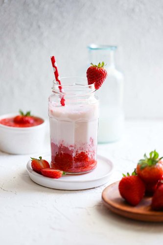 Homemade Korean Strawberry Milk Recipe