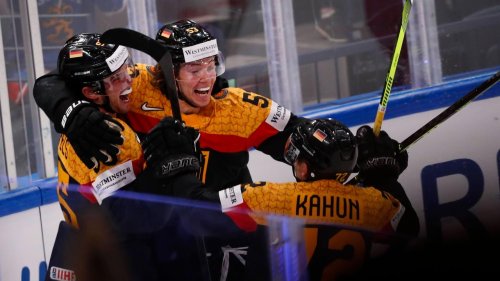 Sieg über die USA: Deutsches Eishockey-Team im WM-Finale
