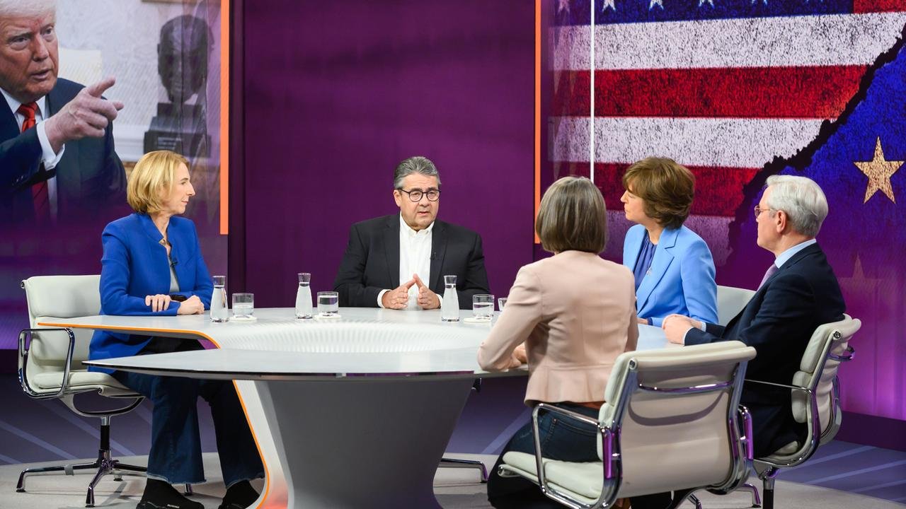 Ex-Außenminister bei "illner":Sigmar Gabriel: "Trump will uns loswerden"