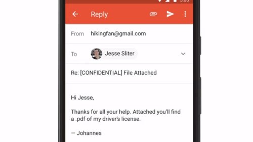 Gmail now lets you send self-destructing 'confidential mode' emails from your phone
