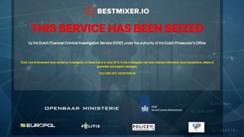 Bestmixer seized by police for washing $200 million in tainted cryptocurrency clean