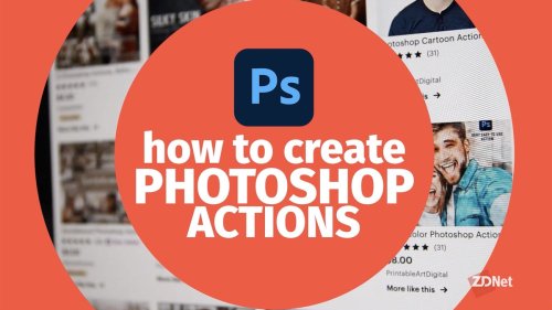 How to create Photoshop actions - Video