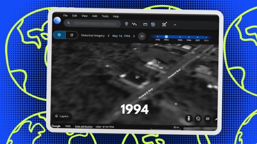 This hidden Google Earth slider lets you travel back in time - up to 80 years. How to try it