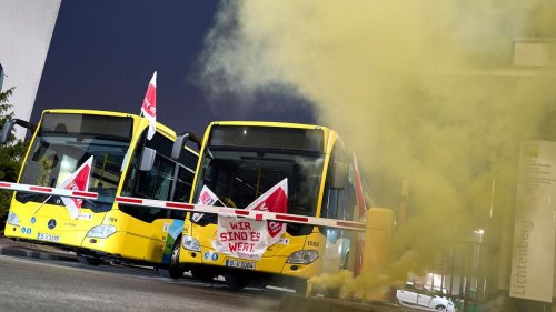 Tarifkonflikt: Warnstreik im Berliner Nahverkehr begonnen