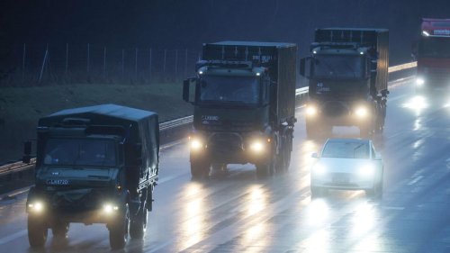 Militär: Litauischer Militärkonvoi durchquert Brandenburg