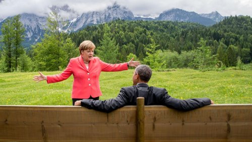 Bundeskanzlerin a.D.: Merkel zu Besuch in Washington - Museumsbesuch mit Obama