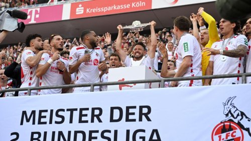 2. Fußball-Bundesliga: "Historischer Tag" - Köln feiert Aufstieg und A-Jugend-Titel