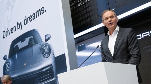Autohersteller: Kurz nach Börsengang: Porsche-Aktie fällt unter Ausgabepreis
