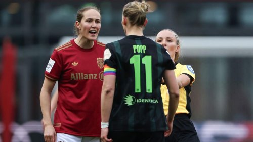FC Bayern gegen VfL Wolfsburg: Popp kann über Schiri-Erklärung "nur mit dem Kopf schütteln"