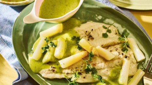 Spargel mit Scholle: Fischig zum wuschig werden