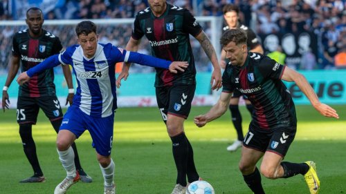 2. Fußball-Bundesliga: 1:1 bei Hertha: Magdeburg patzt im Aufstiegsrennen