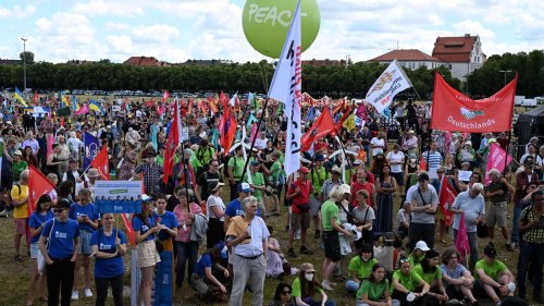 München: Weniger Demonstranten vor G7-Gipfel als erwartet